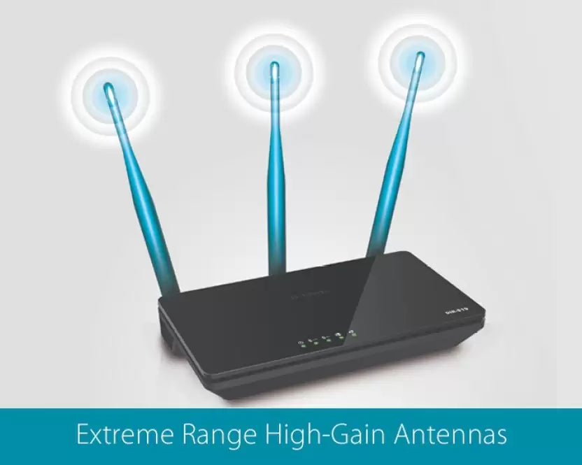 (Open Box) D-Link DIR-819 750 Mbps Wireless Router (Black, Dual Band)