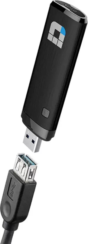 (Open Box) D-Link DWA-182 Wireless AC1300 Dual Band USB 3.0 USB Adapter (Black)