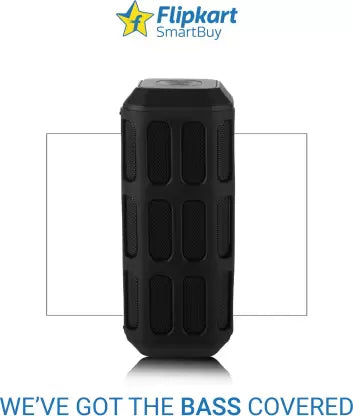 (Open Box) Flipkart SmartBuy BassMoverz DS-1325 10 W Portable Bluetooth Speaker  (Black, Stereo Channel)
