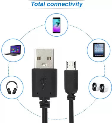 (Open Box) SmartBuy ICRMUE01 Round Charge & Sync USB 1m, Black