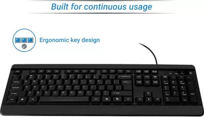 (Open Box) Flipkart SmartBuy Multi Device USB Keyboard, Black