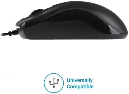 (Open Box) SmartBuy M3001 Wired Mouse USB 2.0 USB 3.0, Black