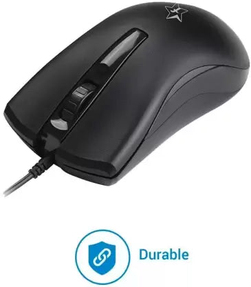 (Open Box) SmartBuy M3001 Wired Mouse USB 2.0 USB 3.0, Black