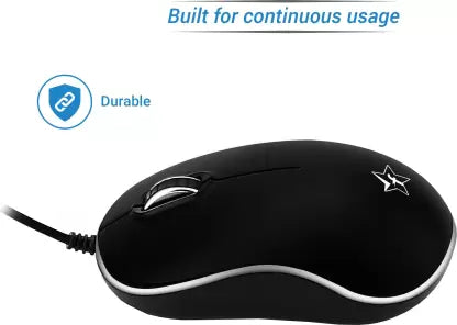 (Open Box) Flipkart SmartBuy Wired Optical Mouse  (USB 2.0, Black)