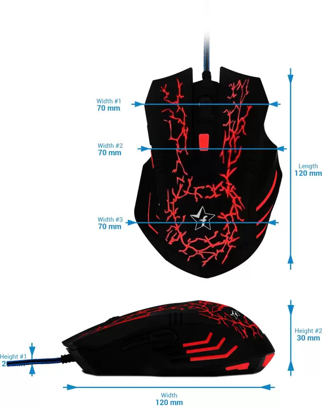(Open Box) Flipkart SmartBuy Dash Series Laser Gaming Mouse (USB 2.0, Black)