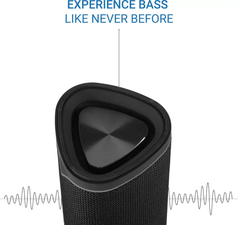 (Open Box) Flipkart SmartBuy NS-L60 High Bass 16 W Portable Bluetooth Speaker (Black, Stereo Channel)