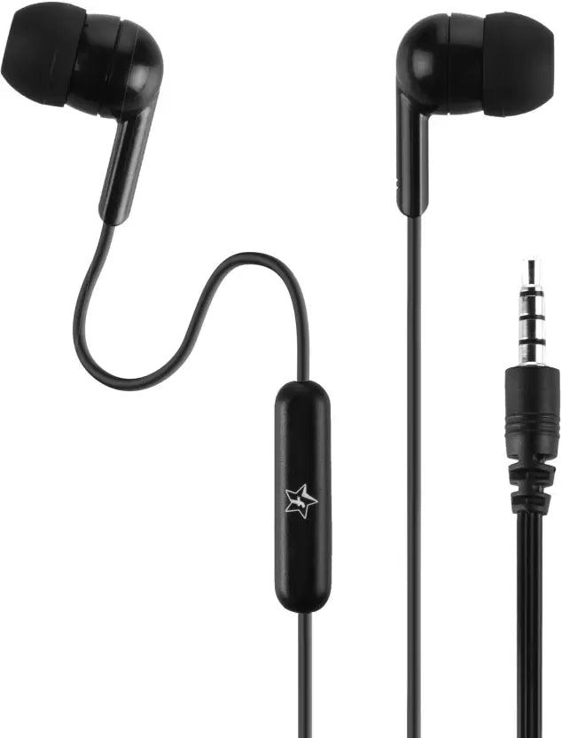 (Open Box) Flipkart SmartBuy Wired Earphone With Mic (Dark Grey, In the Ear)