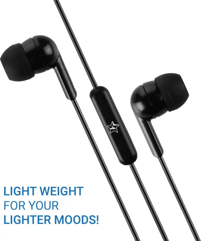 (Open Box) Flipkart SmartBuy Wired Earphone With Mic (Dark Grey, In the Ear)