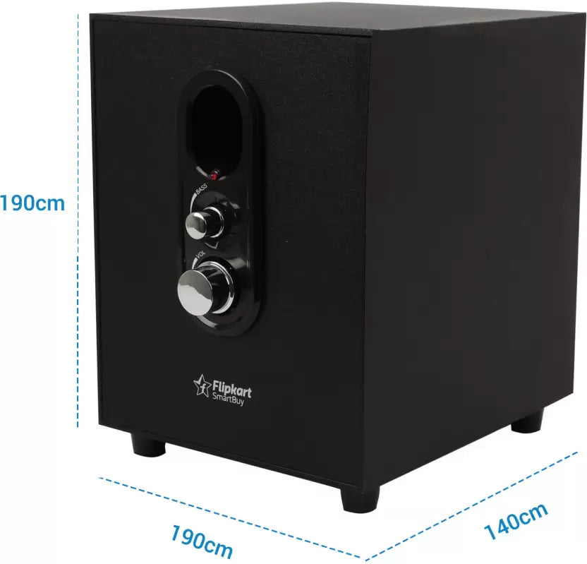 (Open Box) Flipkart SmartBuy RS-40BT 14 W Portable Bluetooth Laptop/Desktop Speaker (Black, 2.1 Channel)