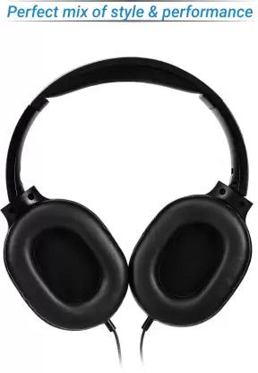 (Open Box) Flipkart SmartBuy Foldable Wired Headphone (Black, On the Ear)