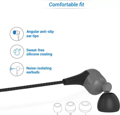 (Open Box) Flipkart SmartBuy Wired Headphone Without Mic (Grey, In the Ear)