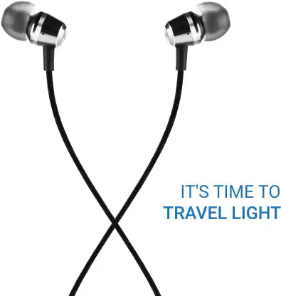 (Open Box) Flipkart SmartBuy Rich Bass Wired Metal Headset With Mic  (Gun Metal, In the Ear)