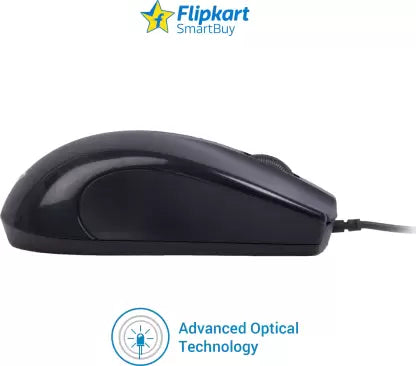 (Open Box) Flipkart SmartBuy WDTM501 Wired Optical Mouse (USB 2.0, Black)