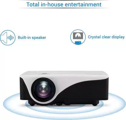(Open Box) Flipkart SmartBuy Home Entertainment Portable Projector (White)