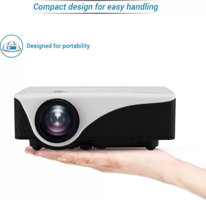 (Open Box) Flipkart SmartBuy Home Entertainment Portable Projector (White)