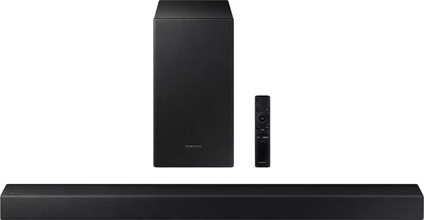 (Open Box) SAMSUNG HW-T45E/XL With Wireless Subwoofer 200 W Bluetooth Soundbar Black 2.1 Channel