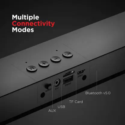 (Open Box) boAt Aavante Bar 500 / Aavante Bar 508 10 W Bluetooth Soundbar (Premium /Midnight Black, Mono Channel)