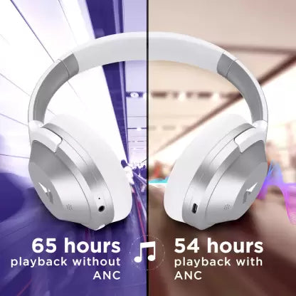 (Open Box) boAt Nirvanaa 751 ANC Hybrid Active Noise Cancellation Bluetooth Headset On the Ear