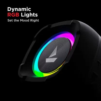 (Open Box) boAt Stone 500 with RGB lights 10 W Bluetooth Speaker (Black, Stereo Channel)