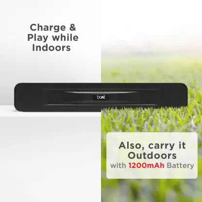 (Open Box) boAt Aavante Bar 500 / Aavante Bar 508 10 W Bluetooth Soundbar (Premium /Midnight Black, Mono Channel)
