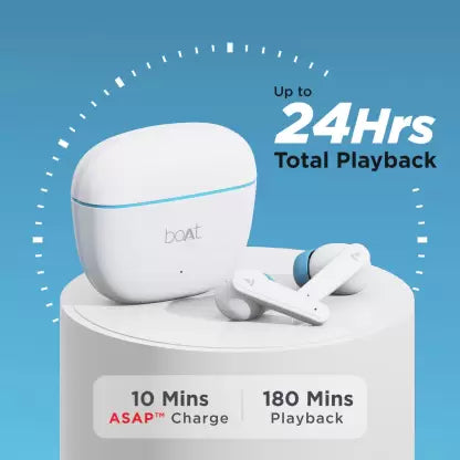 (Open Box) boAt Airdopes 115 with ENx & Beast Mode, upto 24 Hrs Playback and ASAP Charge Bluetooth Headset