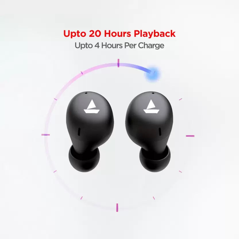 (Open Box) boAt Airdopes 381 with ASAP charge Bluetooth Headset