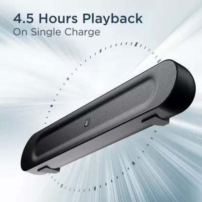 (Open Box) boAt Aavante Bar 553 with Stereo Sound 16 W Bluetooth Soundbar (Pitch Black, Mono Channel)