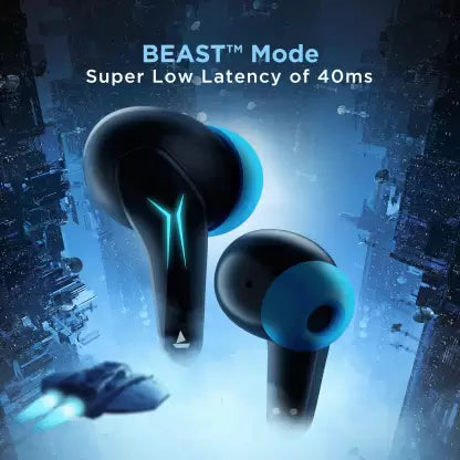 (Open Box) boAt Immortal 121 with Beast Mode(40ms Low Latency),RGB LEDs & 40 Hours Playback Bluetooth Gaming Headset