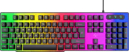 (Open Box) Flipkart SmartBuy PK-29 LED Backlit with Mechanical Switch Feeling Wired USB Gaming Keyboard  (Black)