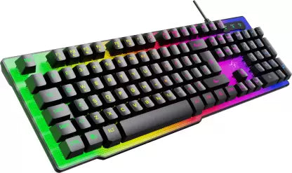 (Open Box) Flipkart SmartBuy PK-29 LED Backlit with Mechanical Switch Feeling Wired USB Gaming Keyboard  (Black)