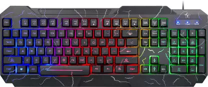 (Open Box) Flipkart SmartBuy PK-72 LED Backlit with Mechanical Switch Feeling Wired USB Gaming Keyboard  (Black)
