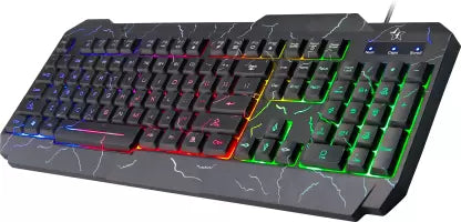 (Open Box) Flipkart SmartBuy PK-72 LED Backlit with Mechanical Switch Feeling Wired USB Gaming Keyboard  (Black)