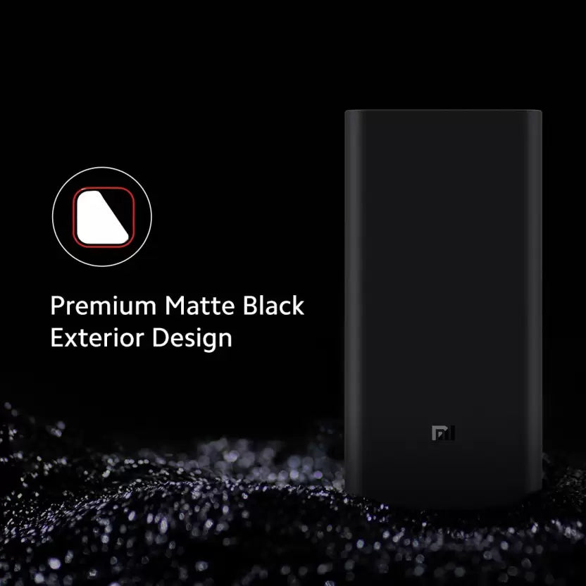 (Open Box) Mi 20000mAh Power Bank 50W Fast Charging, Black