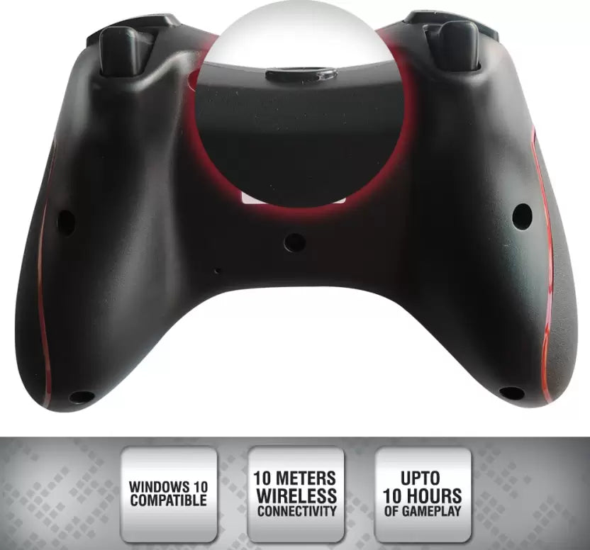 (Open Box) Redgear Pro Series (Wireless) Gamepad (Black, For PC)