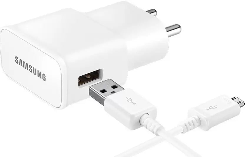 (Open Box) SAMSUNG Original Travel Adapter EP-TA13IWEUGIN 2 A Mobile Charger White, Cable Included