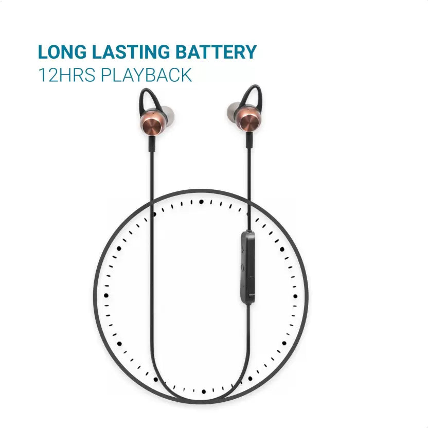 (Open Box) Flipkart SmartBuy Flex Bluetooth Headset (Black, Brown, In the Ear)