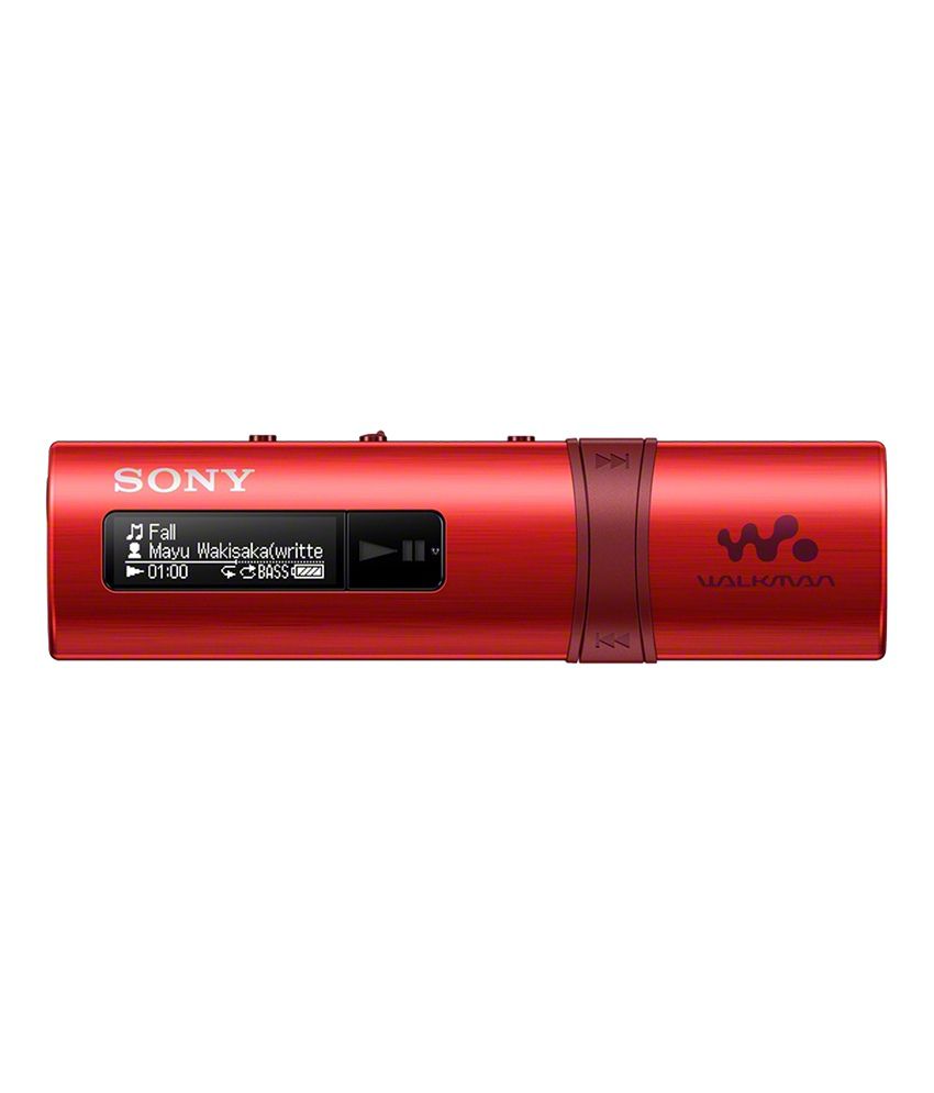 (Open Box) SONY NWZ-B183F 4 GB MP3 Player, Red