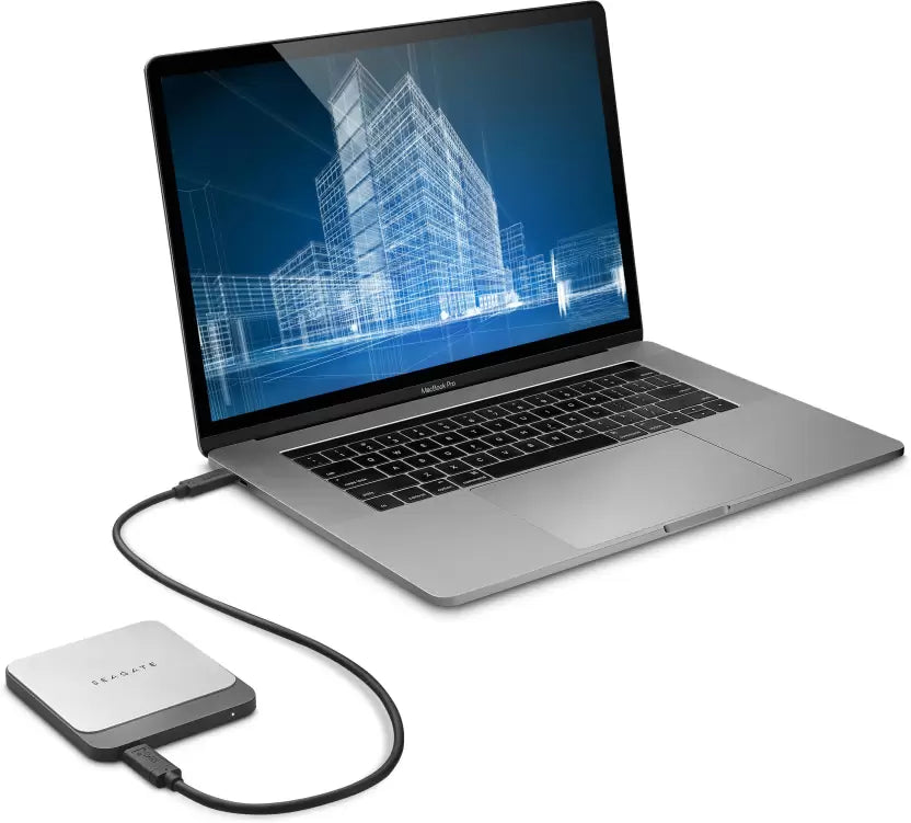 (Open Box) Seagate STCM250400 250 GB Wired External Solid State Drive (Black, Grey)