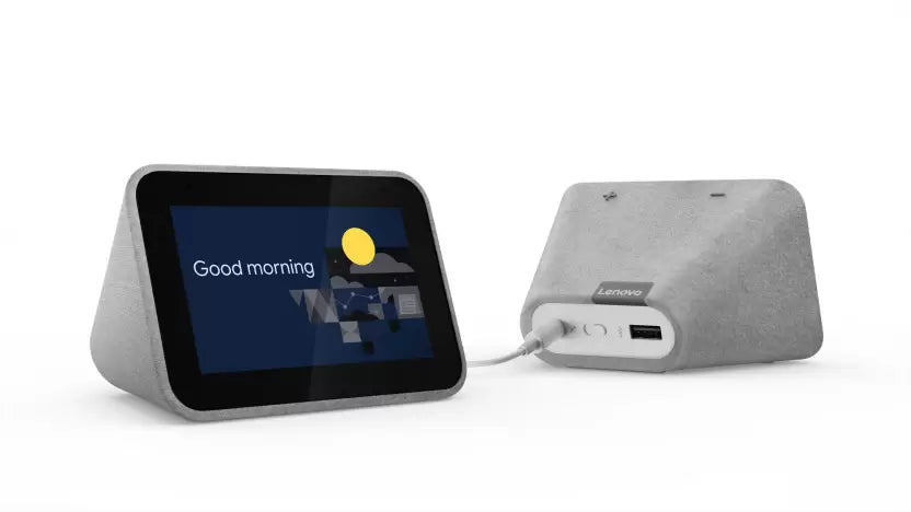 (Open Box) Lenovo Smart Clock with Google Assistant Smart Speaker