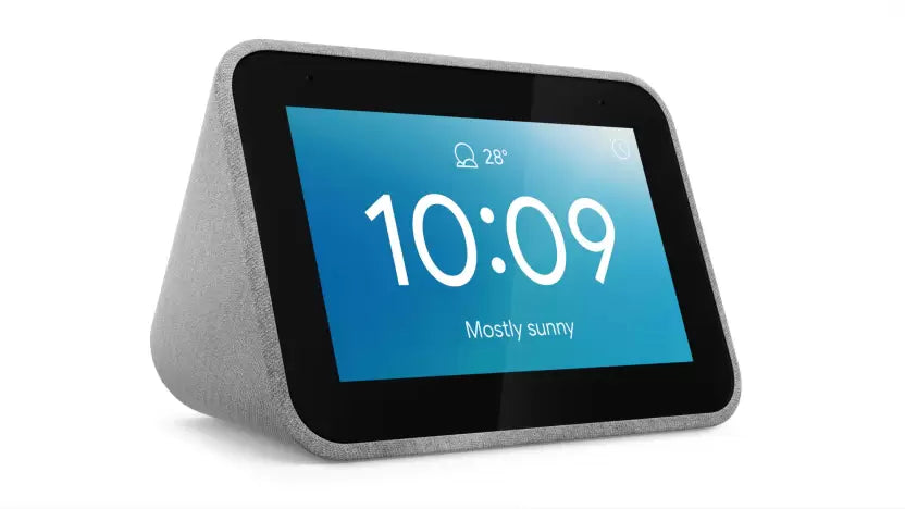 (Open Box) Lenovo Smart Clock with Google Assistant Smart Speaker