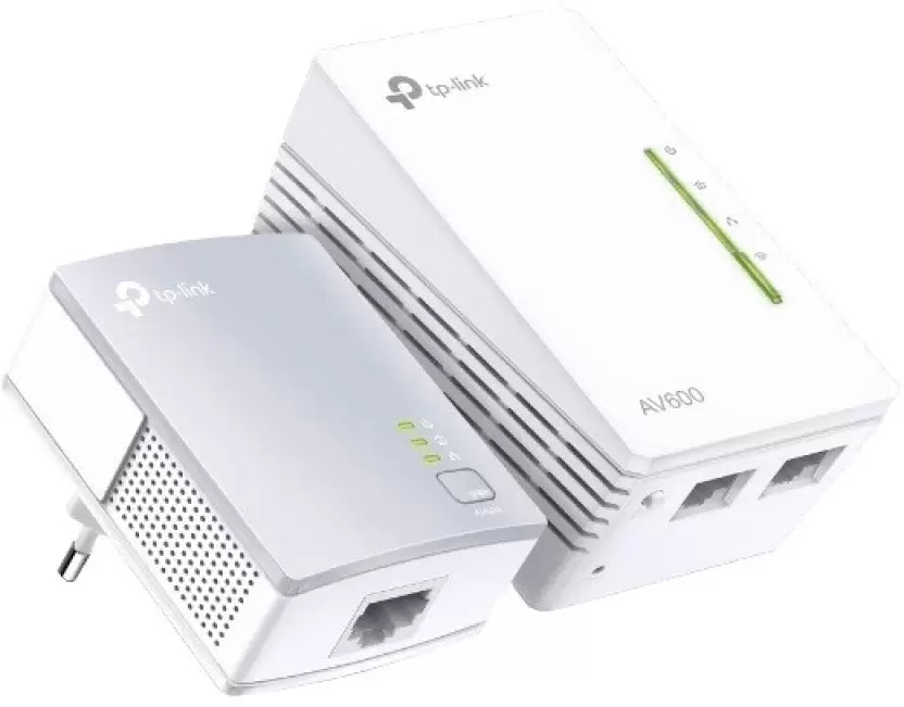 (Open Box) TP-Link TL-WPA4221KIT Lan Adapter 300Mbps AV600 Wi-Fi Powerline Extender Starter Kit (300 Mbps)