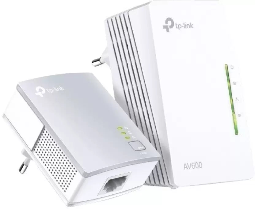 (Open Box) TP-Link TL-WPA4221KIT Lan Adapter 300Mbps AV600 Wi-Fi Powerline Extender Starter Kit (300 Mbps)