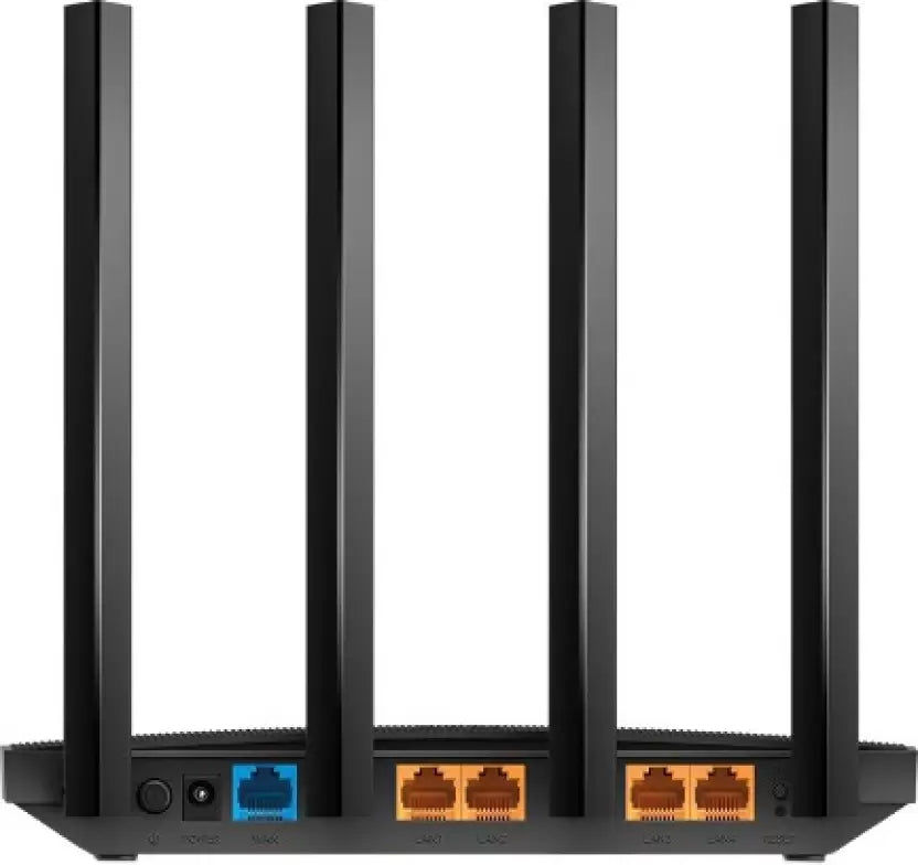 (Open Box) TP-Link Archer A6 V3 1200 Mbps Wireless MU-MIMO Gigabit Router (Black, Dual Band)