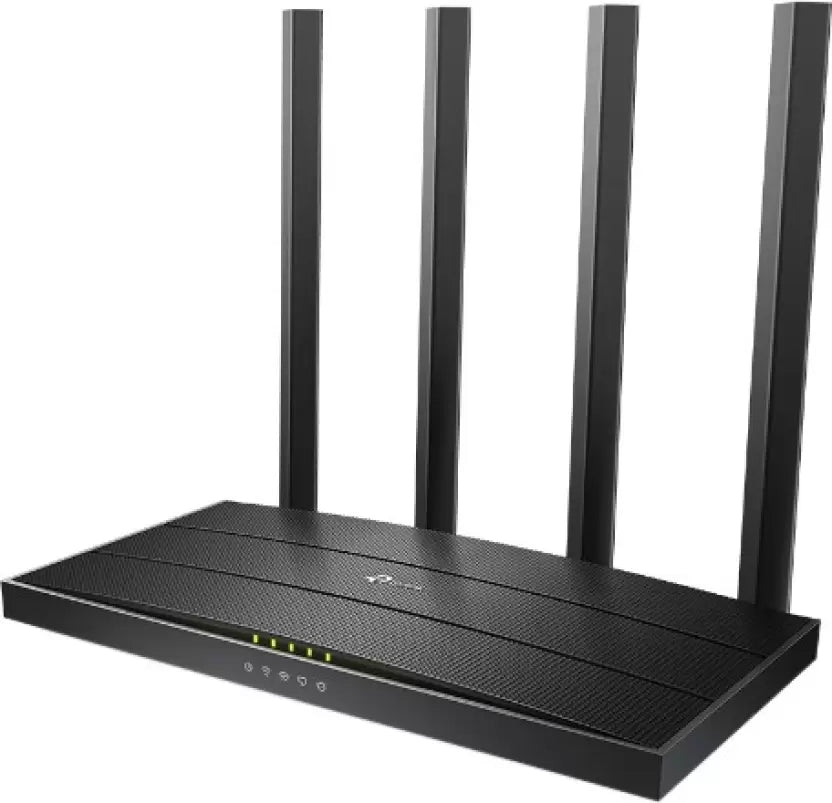 (Open Box) TP-Link Archer A6 V3 1200 Mbps Wireless MU-MIMO Gigabit Router (Black, Dual Band)