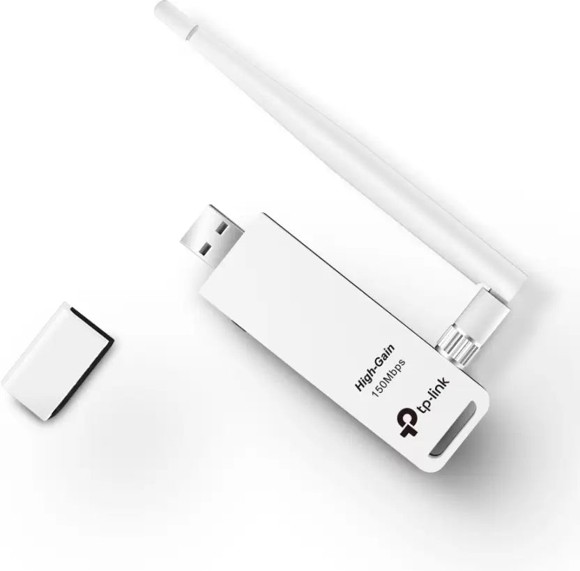 (Open Box) TP-Link TL-WN722N 150 Mbps High Gain Wireless USB Adapter (White)