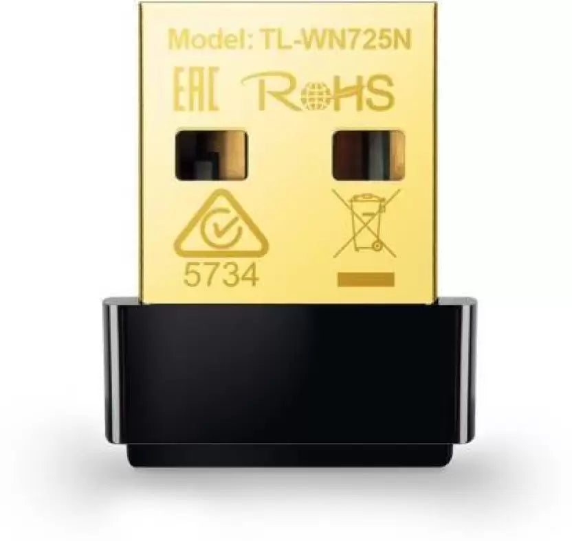 (Open Box) TP-Link TL-WN725N Wi-Fi Receiver 150 Mbps Wireless Nano USB Adapter (Black)