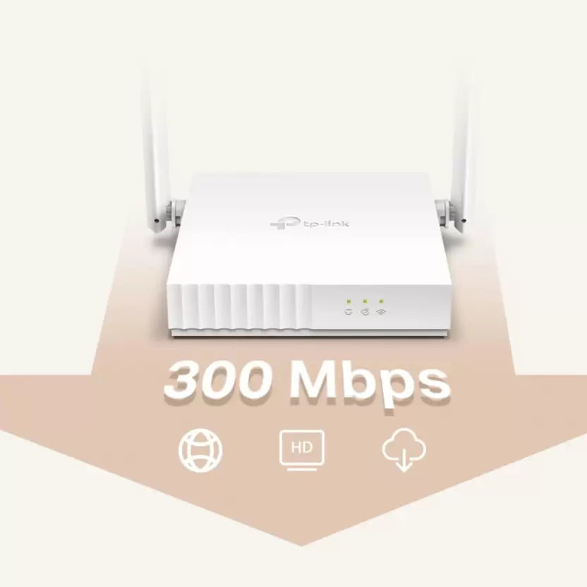 (Open Box) TP-Link TL-WR820N 300 Mbps Wireless Router (White, Single Band)