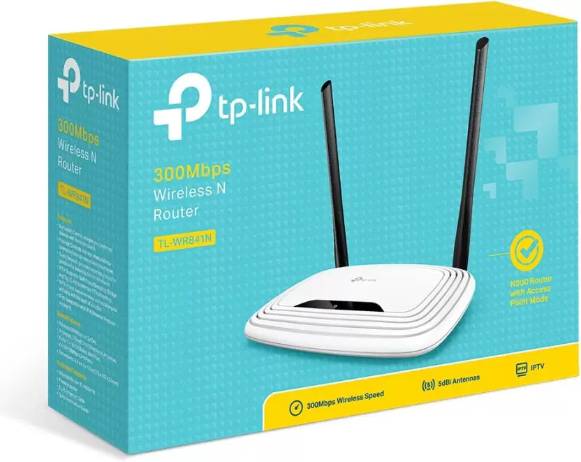 (Open Box) TP-LINK TL-WR841N 300Mbps Wireless N Router (White, Single Band)