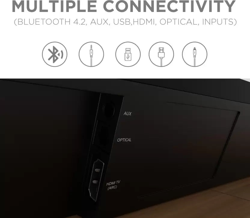 (Without Box) boAt Aavante Bar 2000 160 W Bluetooth Soundbar (Premium Black, 2.1 Channel)