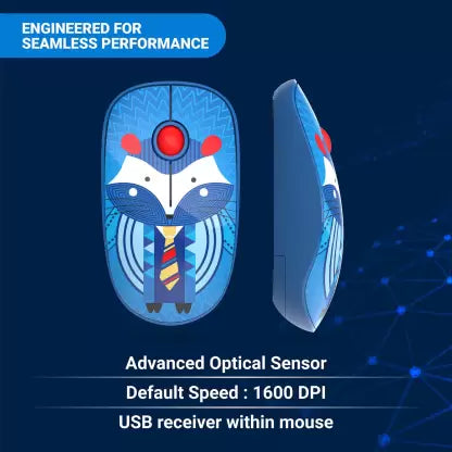 (Open Box) SmartBuy V8 Wireless Optical Mouse